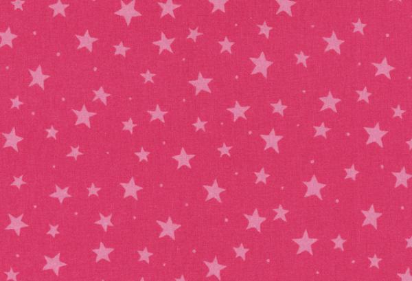 Westfalenstoffe - Druckstoff - Junge Linie - Sterne - fuchsia - KBA